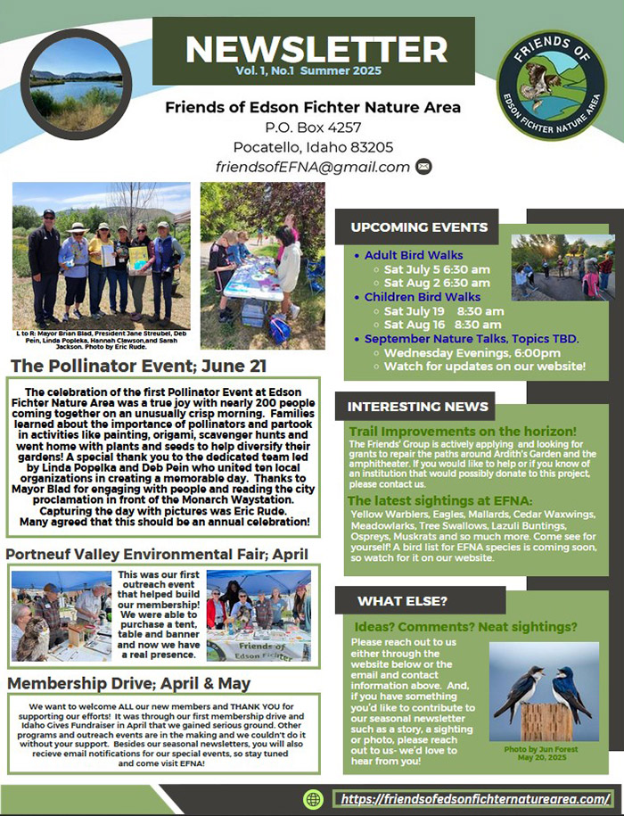 Newsletter vol 1, no 1