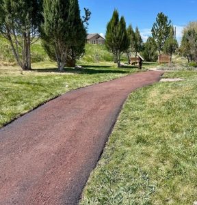The finished pathway.